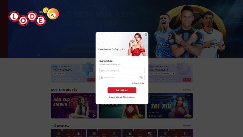 Hướng dẫn các bước đăng nhập sảnh game đơn giản