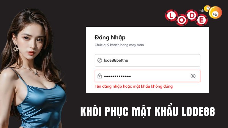 Khôi Phục Mật Khẩu Lode88 Bằng 2 Cách Nhanh, Hiệu Quả