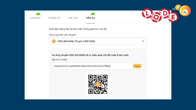 Cách nạp bằng tiền ảo không giới hạn về thời gian và số tiền