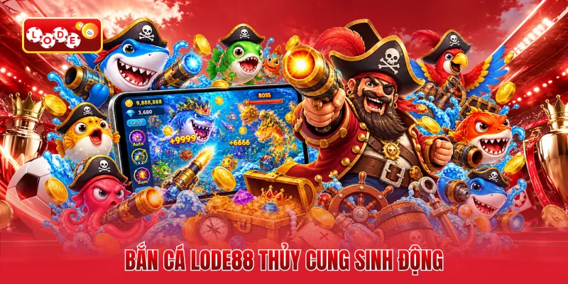 Bắn cá LODE88 thủy cung sinh động