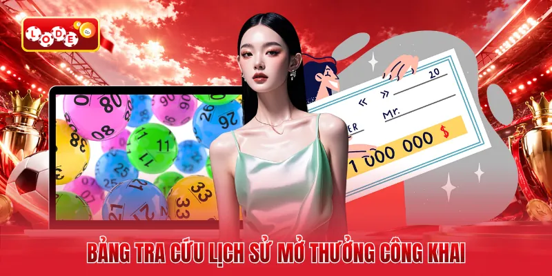 Bảng tra cứu lịch sử mở thưởng công khai