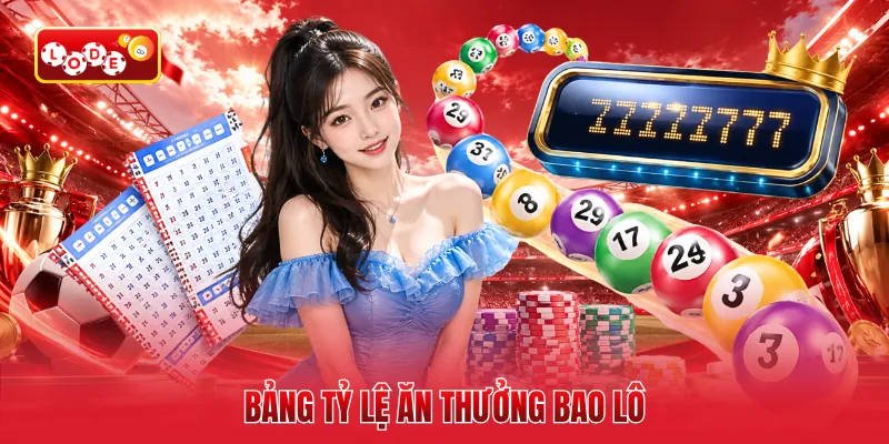 Bảng tỷ lệ ăn thưởng bao lô