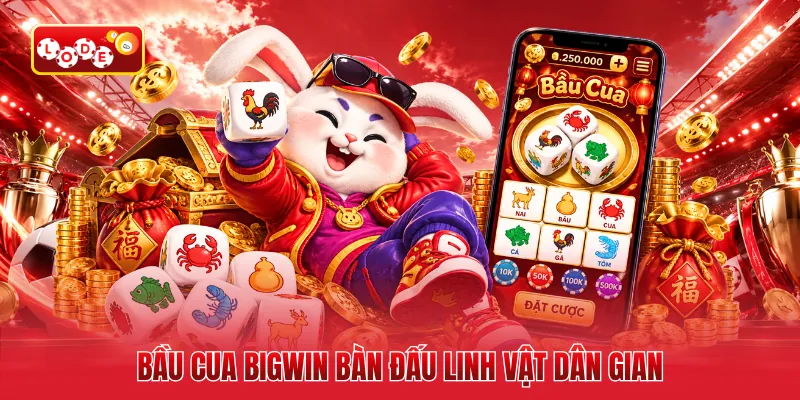 Bầu cua bigwin bàn đấu linh vật dân gian