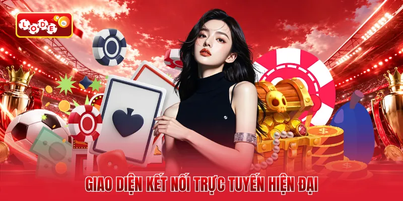Giao diện kết nối trực tuyến hiện đại