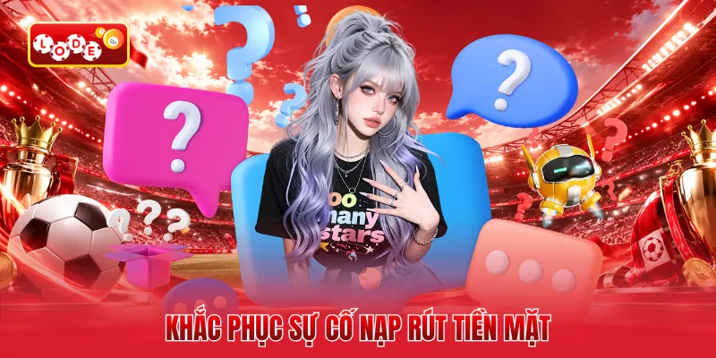 Khắc phục sự cố nạp rút tiền mặt