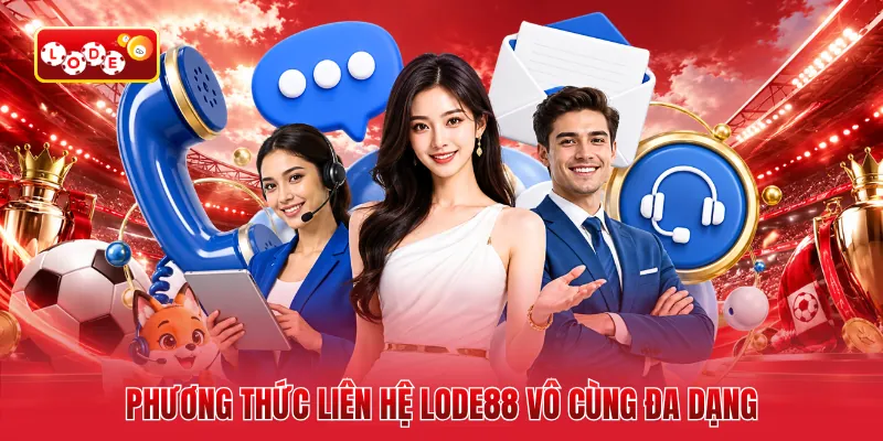 Phương thức liên hệ LODE88 vô cùng đa dạng
