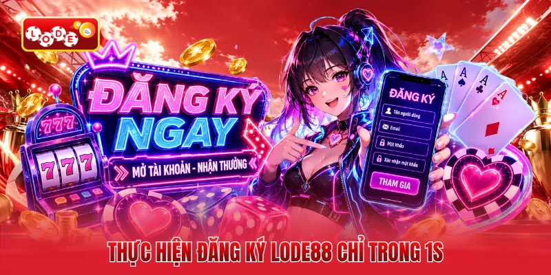 Thực hiện đăng ký LODE88 chỉ trong 1s