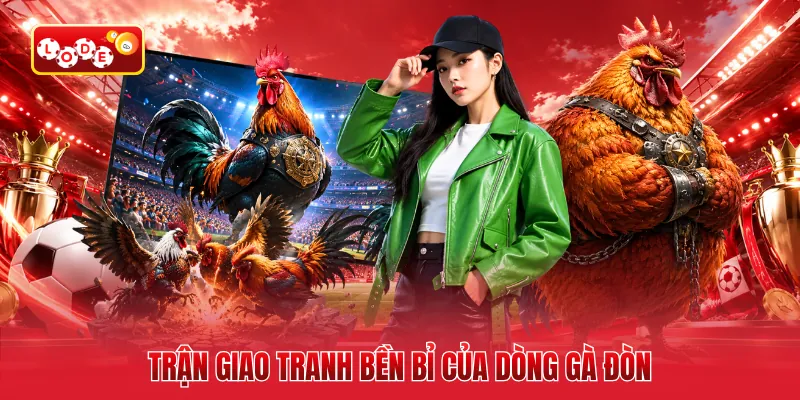 Trận giao tranh bền bỉ của dòng gà đòn