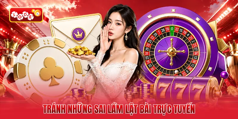 Tránh những sai lầm lật bài trực tuyến